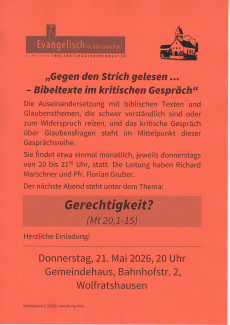 Gegen den Strich 260521