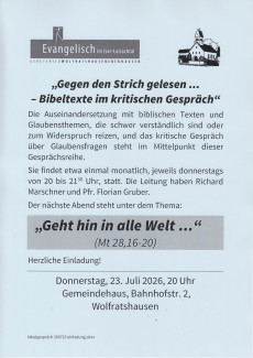 Gegen den Strich 260723