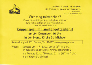 Krippenspiel 2025