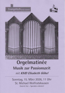 Orgelmatinée 260315